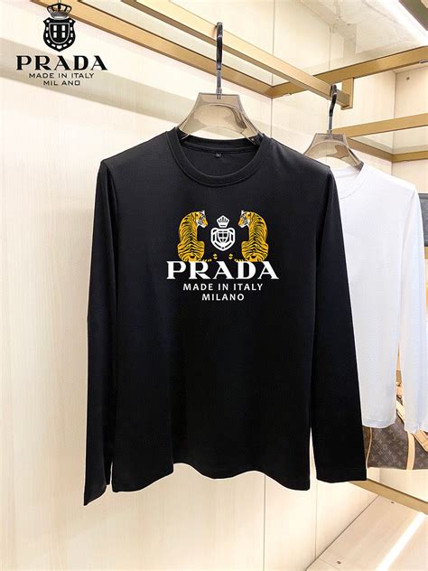 prada willis t shirts|Prada long sleeve t shirt.